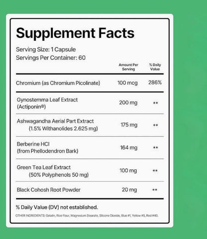 Weight Loss For Women (Menoslim Advanced) - 60 Capsules - Organic and Natural